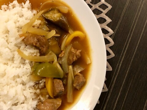 国産黒毛和牛の夏野菜カレー